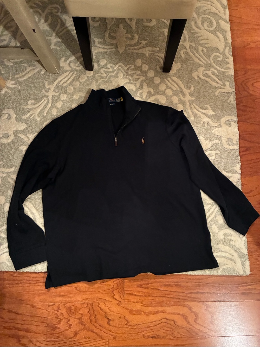 Polo by Ralph Lauren Navy Half-Zip Pullover Sweater